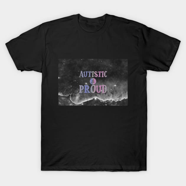 Autistic and Proud: Androgynous T-Shirt by SarahCateCreations